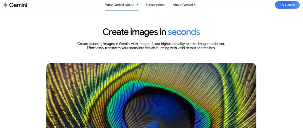 Google Gemini Free AI Image generator